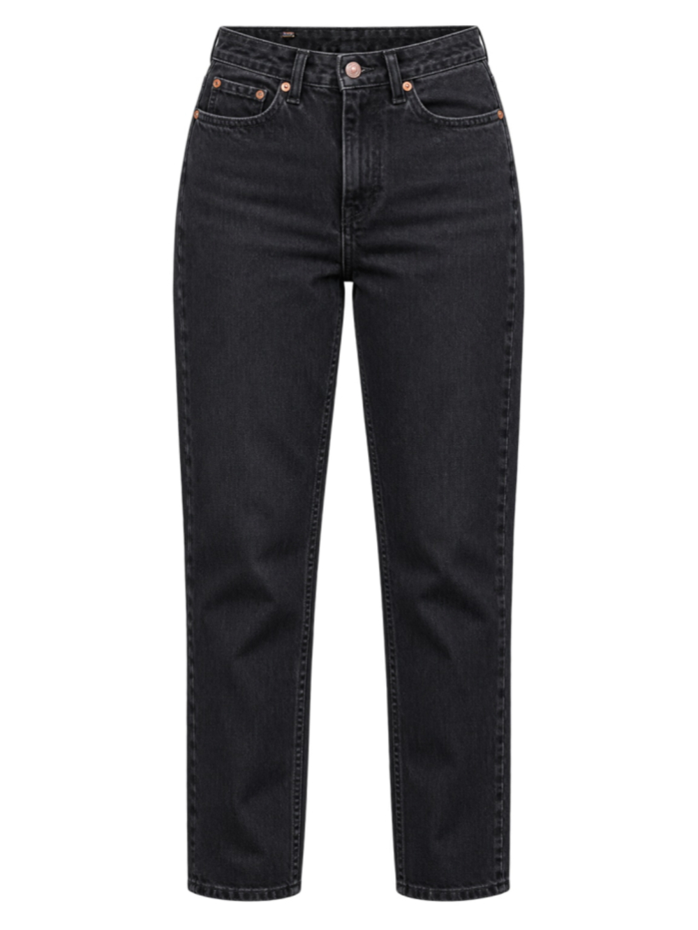 Women's Levi's Black Tapered Leg Jeans Size 26
345